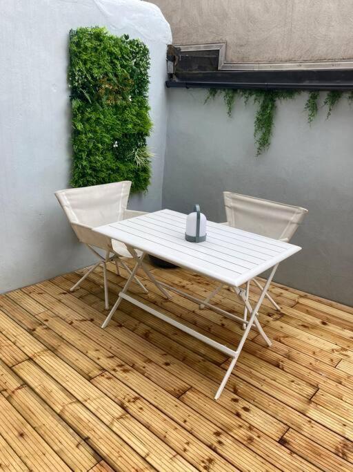 Appartement Centre Ville Quimper Avec Terrasse Exterior foto